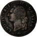 Münze, Frankreich, Louis XVI, Sol ou sou, Sol, 1791, Toulouse, SGE+, Kupfer