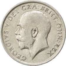GREAT BRITAIN, Shilling, 1916, KM #816, EF(40-45), Silver, 23.5, 5.63