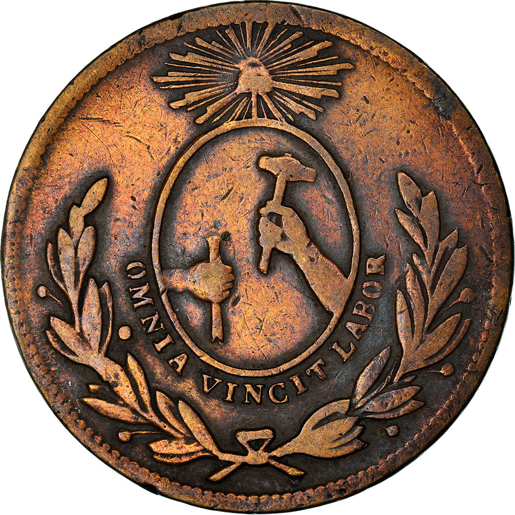 Moneda, México, 1/4 Real, Un Quarto/Una Quartilla, 1857, Guanajuato, BC+