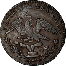 Coin, Mexico, 1/4 Real, Un Quarto/Una Quartilla, 1835, Mexico City, EF(40-45)