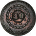 Monnaie, Brésil, 40 Reis, 1829, Bahia, TB, Cuivre, KM:444.2