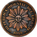 Moneta, Uruguay, 4 Centesimos, 1869, Uruguay Mint, Paris, Berlin, Vienna, BB