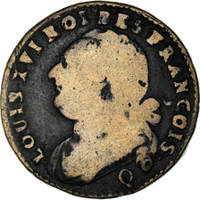 Monnaie, France, 12 deniers françois, 12 Deniers, 1792, Perpignan, B+, Bronze
