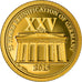 Coin, Samoa, 25 years reunification of Germany, 5 Dollars, 2015, MS(65-70), Gold