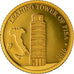 Moneta, Samoa, tower of Pisa, Dollar, 2016, FDC, Oro