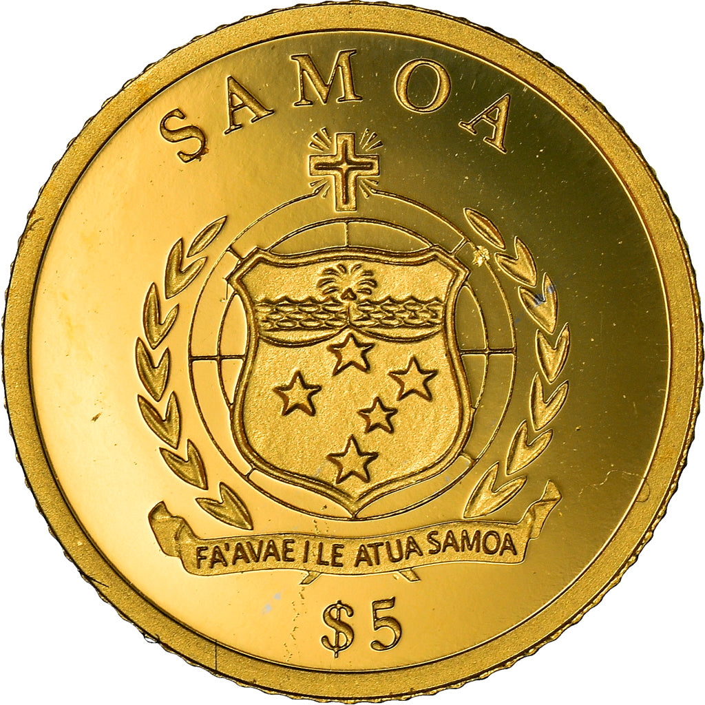 Münze, Samoa, gold ducat of Venice, 5 Dollars, 2015, STGL, Gold
