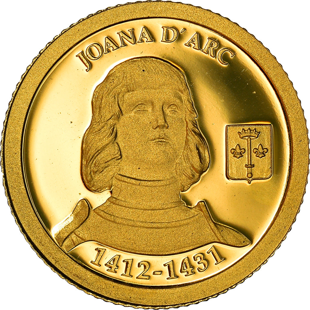 Münze, Andorra, Diner, 2012, Jeanne d'Arc, STGL, Gold