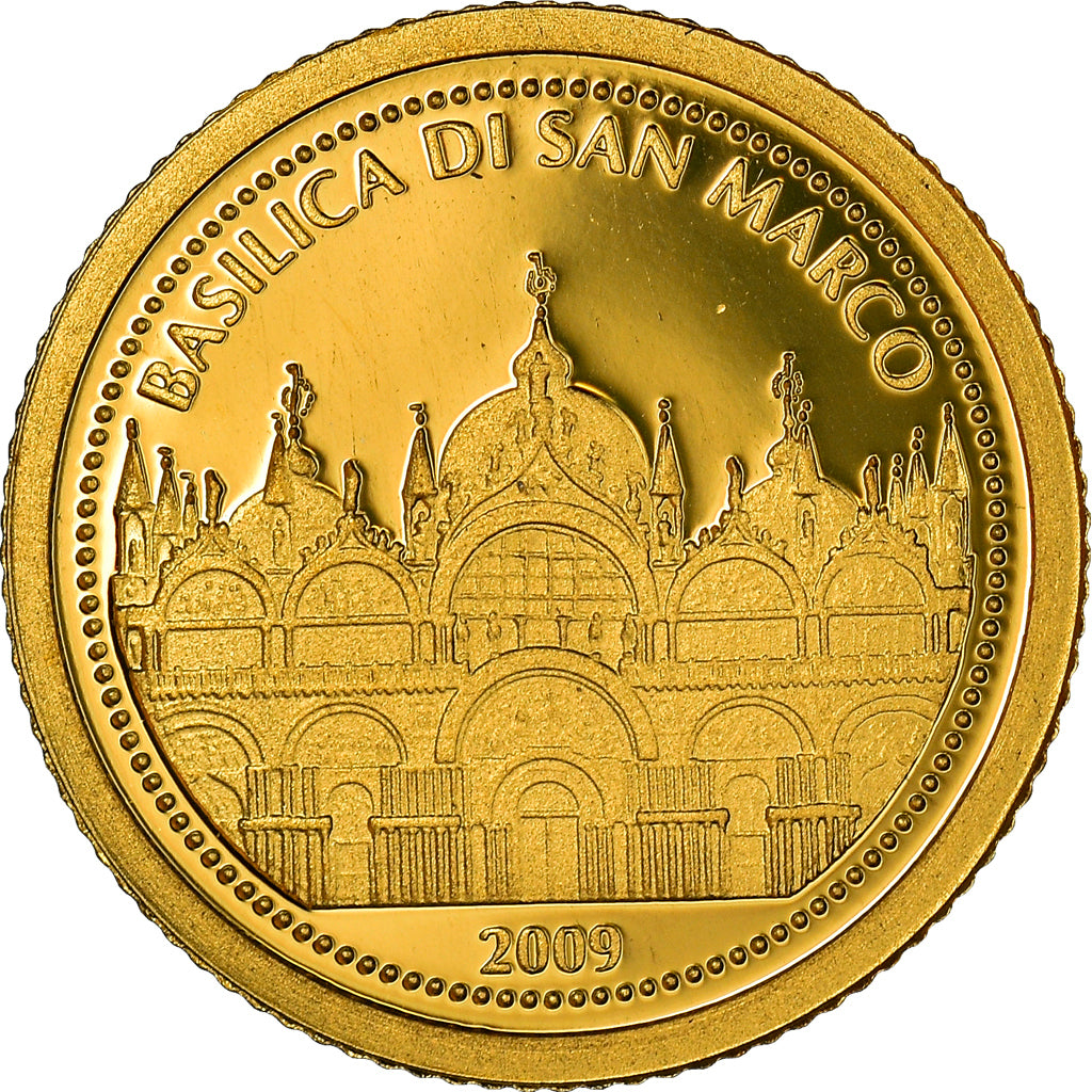 Monnaie, Samoa, Tala, 2009, B.H. Mayer, Basilica di San Marco, FDC, Or, KM:190