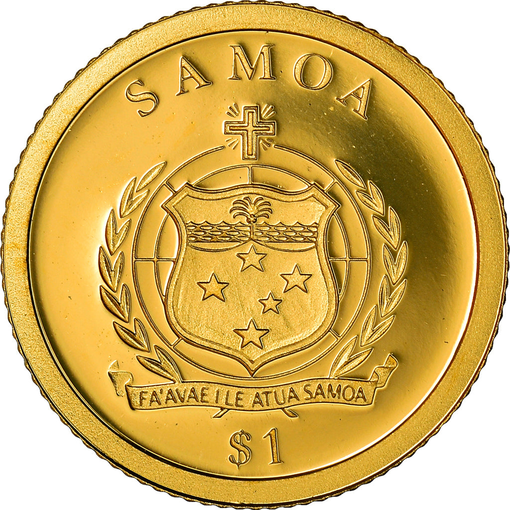 Münze, Samoa, NICOLAUS COPERNICUS, Tala, 2010, STGL, Gold