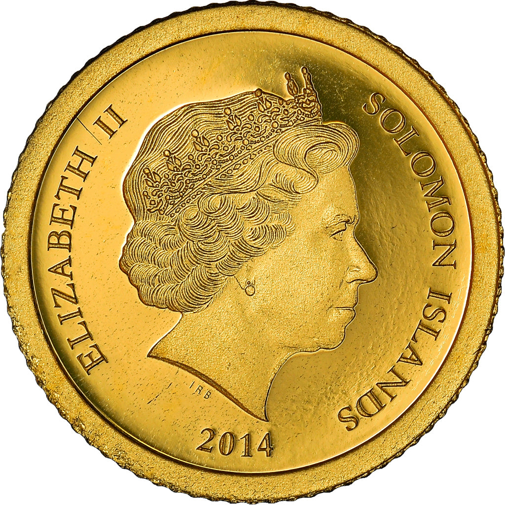 Münze, Salomonen, Elizabeth II, The State Hermitage Museum, 10 Dollars, 2014
