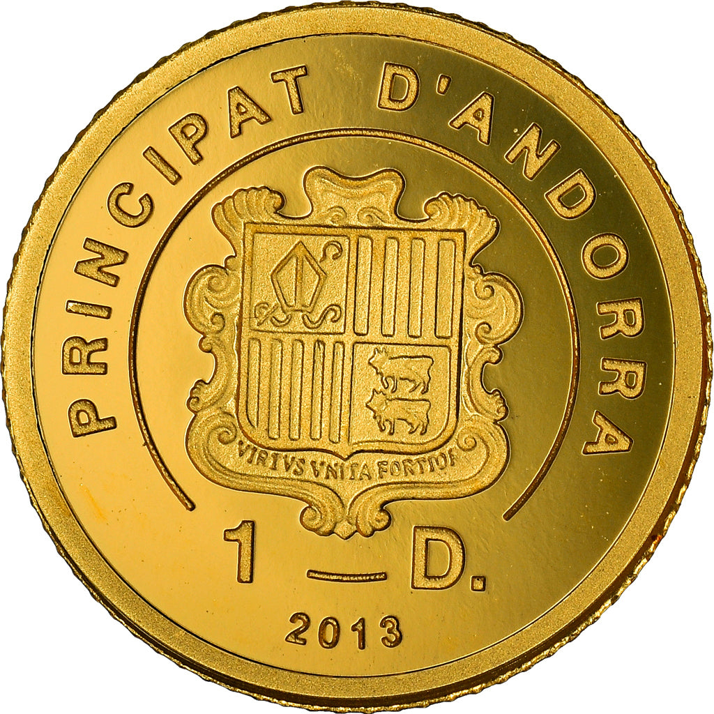 Münze, Andorra, Aguila Daurada, Diner, 2013, STGL, Gold