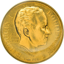 Bélgica, medalla, 1980, FDC, Oro