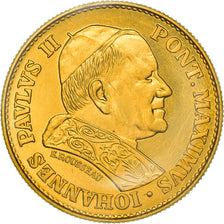 France, Médaille, Jean-Paul II, 1980, FDC, Or