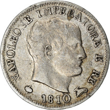 Münze, Italien Staaten, KINGDOM OF NAPOLEON, Napoleon I, 5 Soldi, 1810, Milan