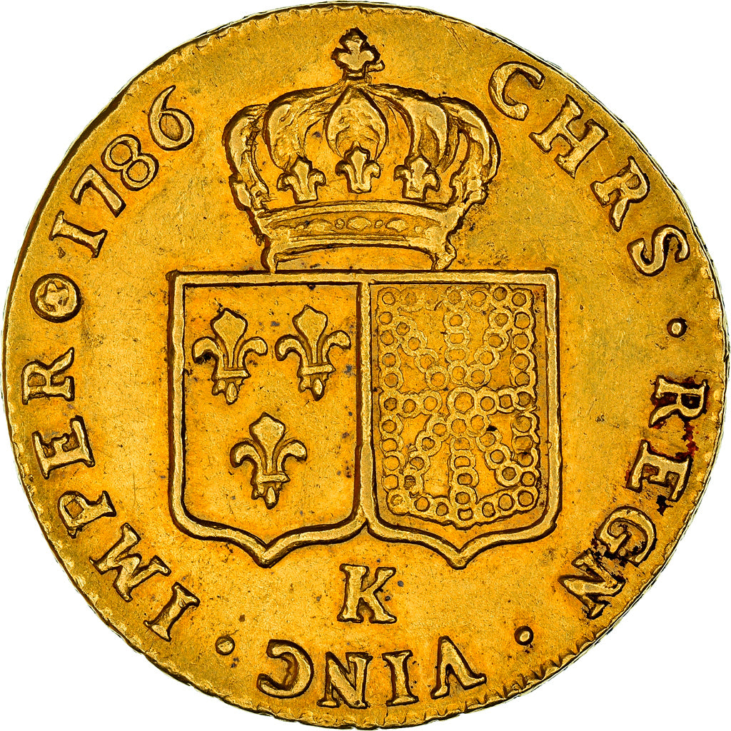 Monnaie, France, Louis XVI, Double louis d'or à la tête nue, 2 Louis D'or
