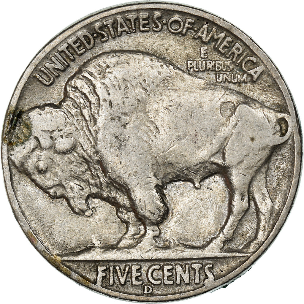 Moneta, Stati Uniti, Buffalo Nickel, 5 Cents, 1937, U.S. Mint, Denver, MB+