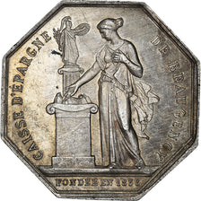 Francia, Token, Savings Bank, Caisse d'Epargne de Beaugency, 1874, Borrel, BB+