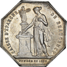France, Jeton, Savings Bank, Caisse d'Epargne de Beaugency, 1874, Borrel, TTB+