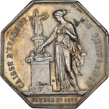 France, Jeton, Savings Bank, Caisse d'Epargne de Beaugency, 1874, Borrel, TTB+