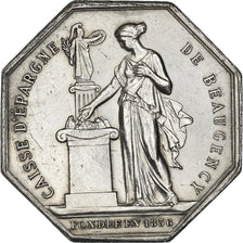 France, Jeton, Savings Bank, Caisse d'Epargne de Beaugency, 1874, Borrel, TTB+