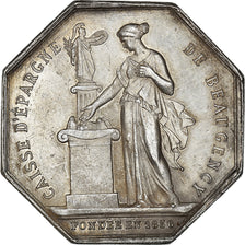 France, Jeton, Savings Bank, Caisse d'Epargne de Beaugency, 1874, Borrel, TTB+
