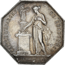 France, Jeton, Savings Bank, Caisse d'Epargne de Beaugency, 1874, Borrel, TTB+