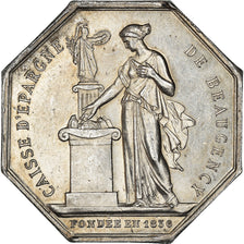 France, Jeton, Savings Bank, Caisse d'Epargne de Beaugency, 1874, Borrel, TTB+