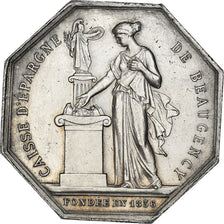 France, Jeton, Savings Bank, Caisse d'Epargne de Beaugency, 1874, Borrel, TTB+