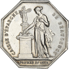France, Jeton, Savings Bank, Caisse d'Epargne de Beaugency, 1874, Borrel, TTB+