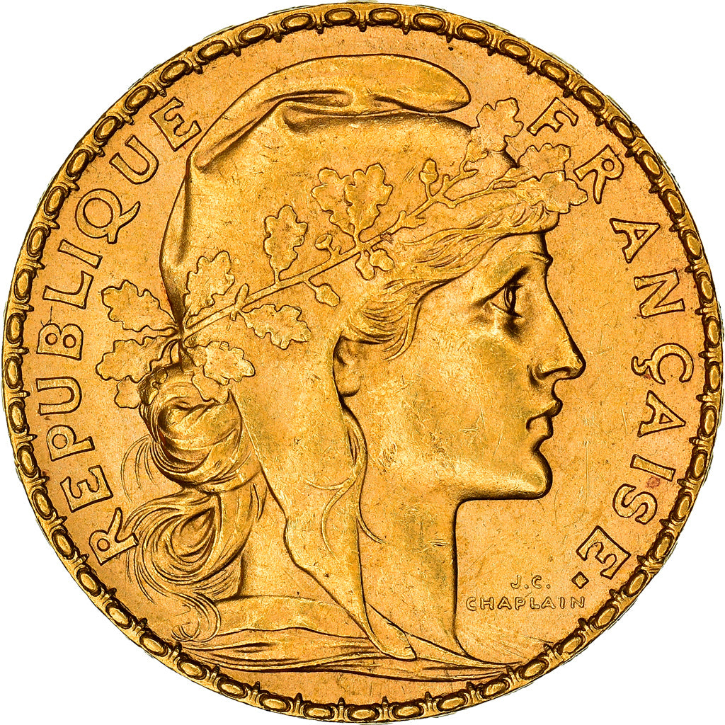 Munten, Frankrijk, Marianne, 20 Francs, 1899, Paris, ZF+, Goud, KM:847