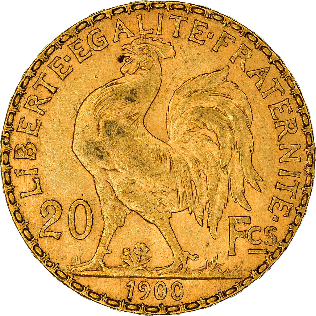 Coin, France, Marianne, 20 Francs, 1900, Paris, EF(40-45), Gold, KM:847