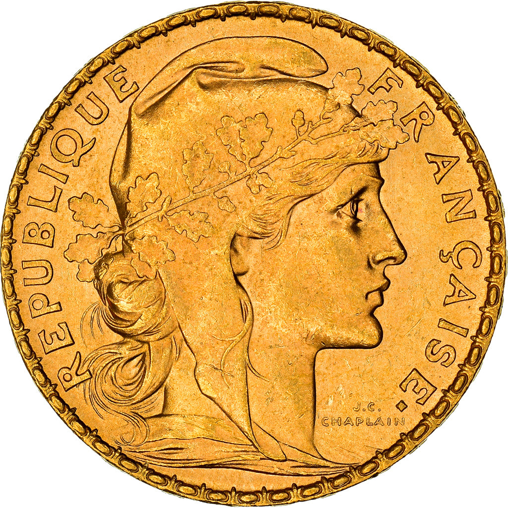 Münze, Frankreich, Marianne, 20 Francs, 1904, Paris, VZ, Gold, KM:847
