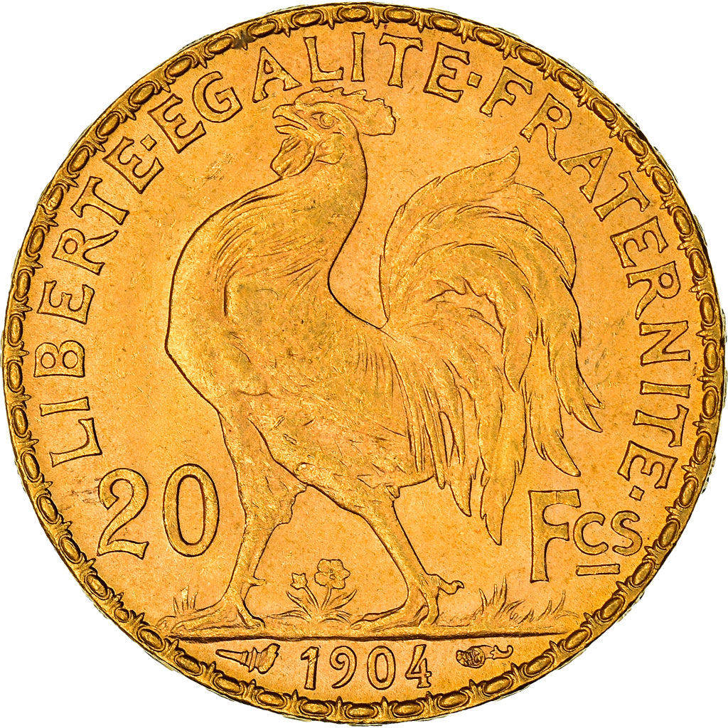 Münze, Frankreich, Marianne, 20 Francs, 1904, Paris, VZ, Gold, KM:847
