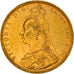 Coin, Great Britain, Victoria, Sovereign, 1889, AU(50-53), Gold, KM:767