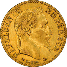 Monnaie, France, Napoleon III, Napoléon III, 10 Francs, 1866, Strasbourg, TTB