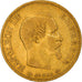 Moeda, França, Napoleon III, 10 Francs, 1855, Paris, VF(30-35), Dourado