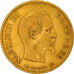 Munten, Frankrijk, Napoleon III, 10 Francs, 1856, Paris, FR, Goud, KM:784.3