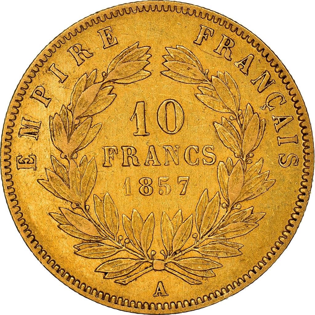 Munten, Frankrijk, Napoleon III, Napoléon III, 10 Francs, 1857, Paris, FR