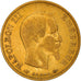 Moneta, Francja, Napoleon III, 10 Francs, 1858, Paris, VF(20-25), Złoto