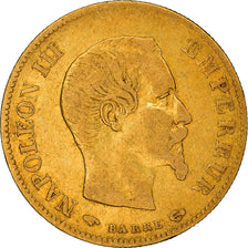 Munten, Frankrijk, Napoleon III, 10 Francs, 1859, Paris, FR, Goud, KM:784.3