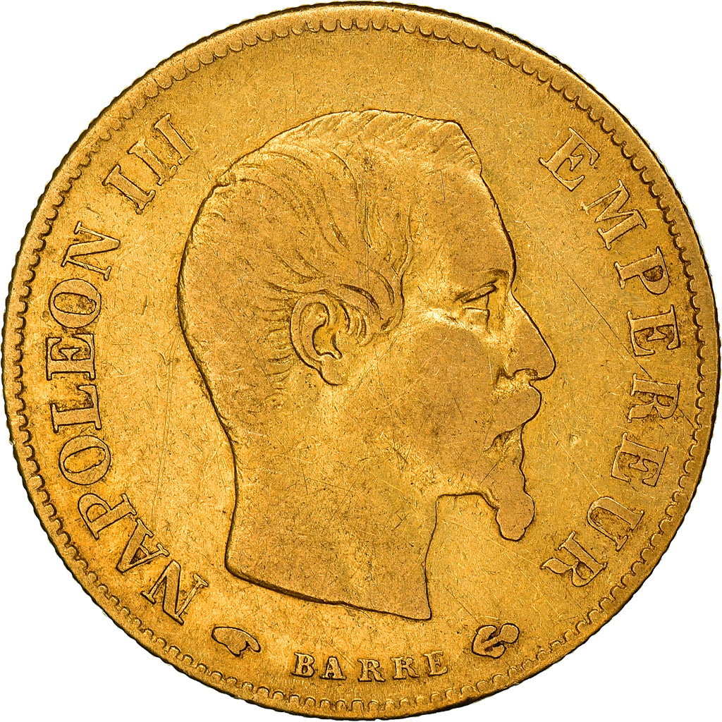 Munten, Frankrijk, Napoleon III, Napoléon III, 10 Francs, 1860, Paris, FR+