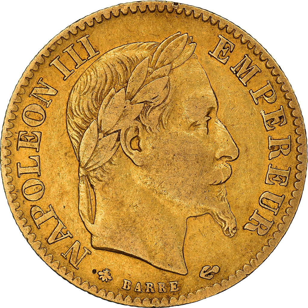 Monnaie, France, Napoleon III, Napoléon III, 10 Francs, 1868, Paris, TB+, Or