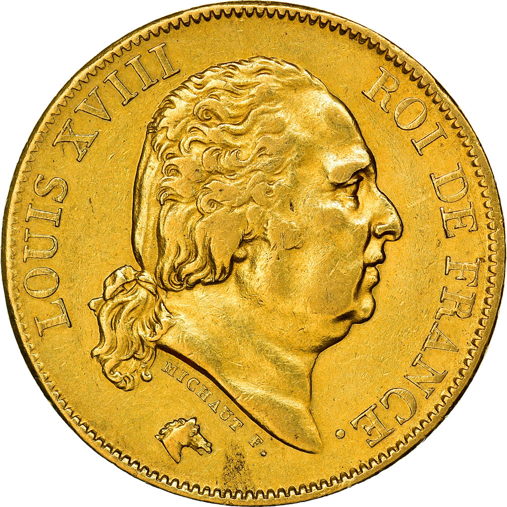 Monnaie, France, Louis XVIII, Louis XVIII, 40 Francs, 1816, Paris, TTB, Or