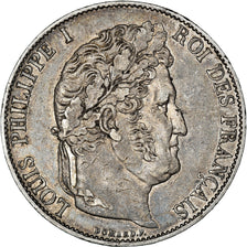 Moneta, Francia, Louis-Philippe, 5 Francs, 1847, Paris, BB, Argento, KM:749.1