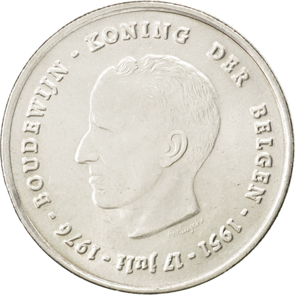 Coin, Belgium, 250 Francs, 250 Frank, 1976, AU(50-53), Silver, KM:158.1