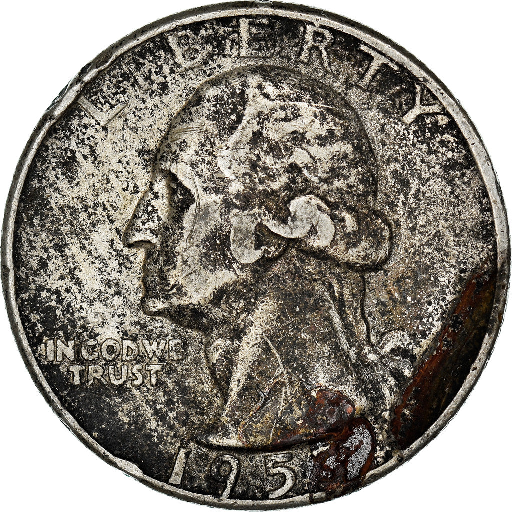 Moneda, Estados Unidos, Washington Quarter, Quarter, 1953, U.S. Mint