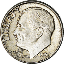 Münze, Vereinigte Staaten, Roosevelt Dime, Dime, 1961, U.S. Mint, Denver, SS