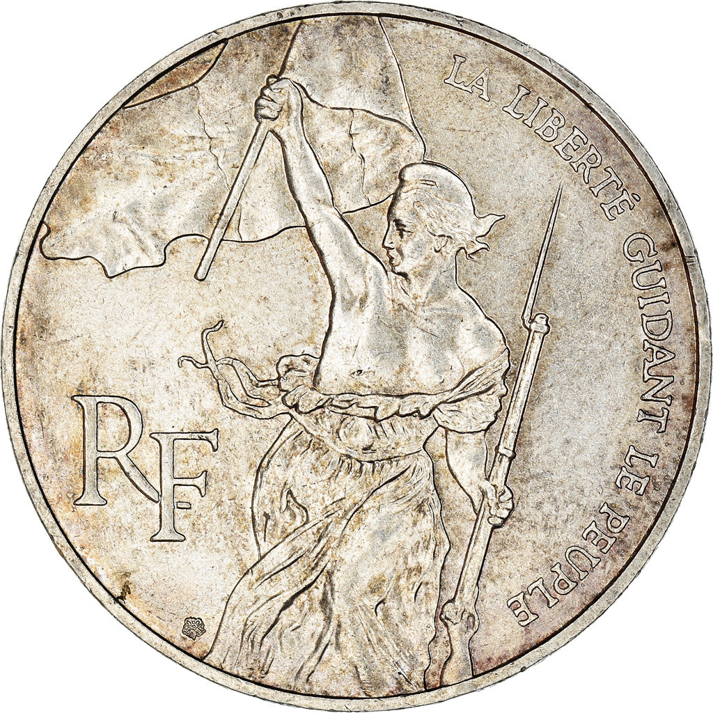 Moneta, Francia, Liberté guidant le peuple, 100 Francs, 1993, SPL-, Argento