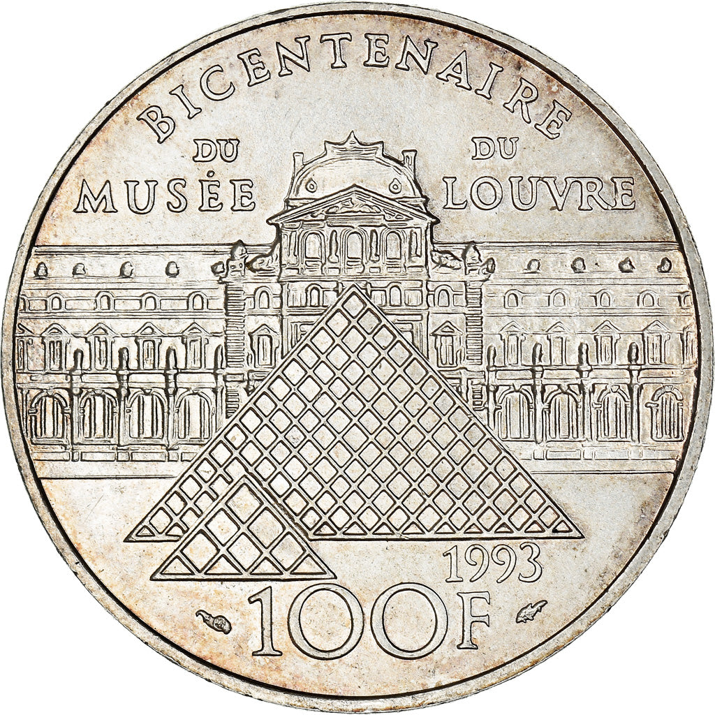 Moneta, Francia, Liberté guidant le peuple, 100 Francs, 1993, SPL-, Argento