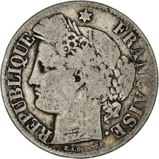 Monnaie, France, Cérès, 2 Francs, 1871, Paris, TB, Argent, Gadoury:530a
